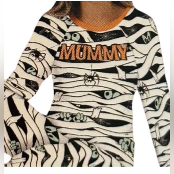 Halloween Women’s MUMMY Pajama Set, glow in the dark size XL (16/18) - Picture 2 of 7